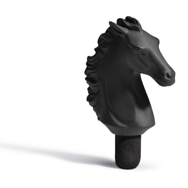 BACCHUS BOTTLE STOPPER HORSE (BLACK)