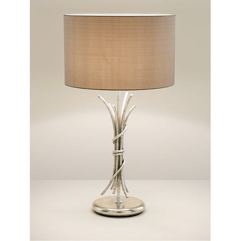 SILVER SCULPTURE TABLE LAMP
